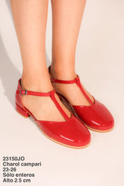 23150JO Charol Campari - Mayoreo Calzado Andy2024 CASUAL