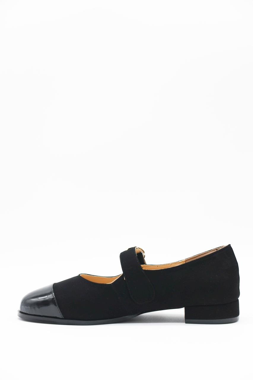 232003JO Buck Negro/Charol Negro - Mayoreo Calzado Andy2024 CASUAL sin marca