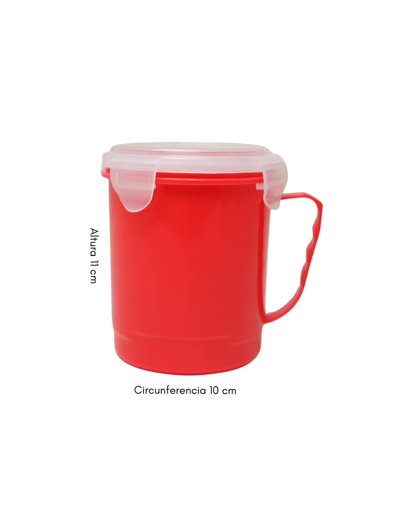 CN50199 - 3 Recipiente De Comida Rojo - Mayoreo Calzado AndyHOGAR
