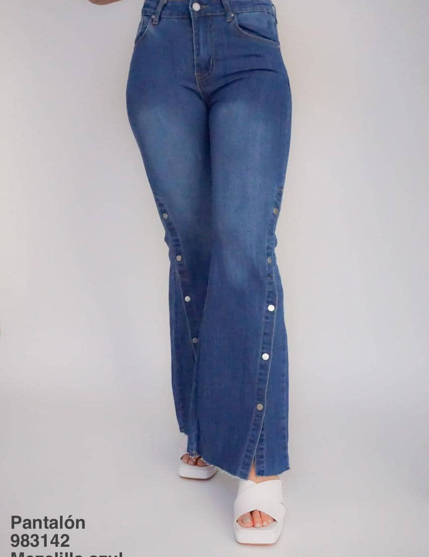983142 Pantalón Mezclilla Azul - Mayoreo Calzado AndyROPA